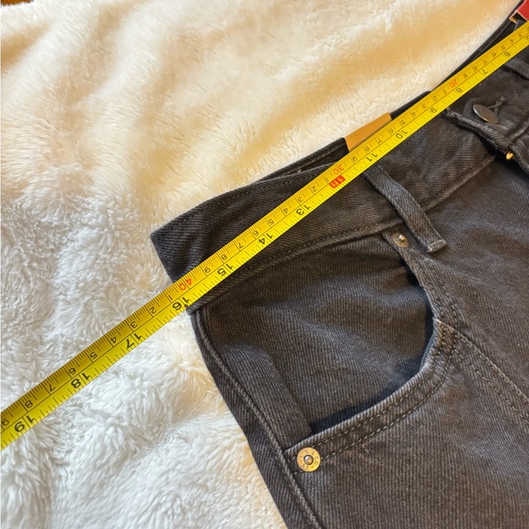 NWT- Levi's Vintage Black Denim Midi Skirt, with stretch - Picture 5 of 8